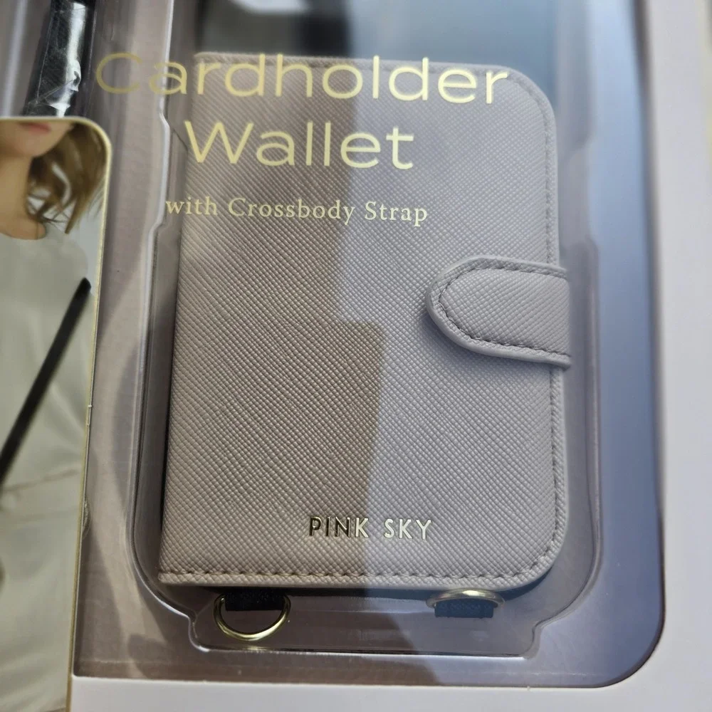 Pink Sky Wallet Cardholder Crossbody Case For Iphone 15/14/13